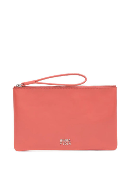  Bimba Y Lola Zip-fastening Make Up Bag - Orange 