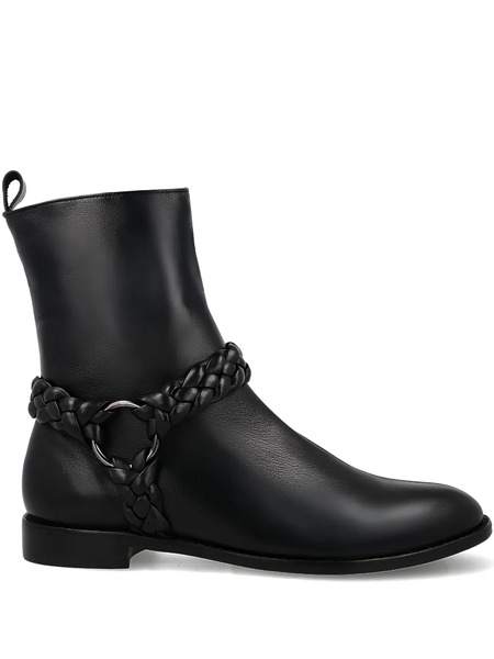  Bird&co Braided-detail Boots - Black 