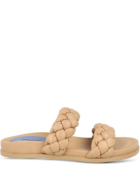  Bird&co Braided Leather Slides - Neutrals 