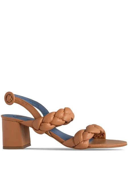  Bird&co Braided-strap Leather Sandals - Brown 