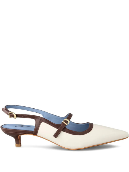  Bird&co Fabulous Slingback Heeled Pumps - White 