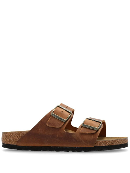  Birkenstock Arizona Leather Sandals - Brown 