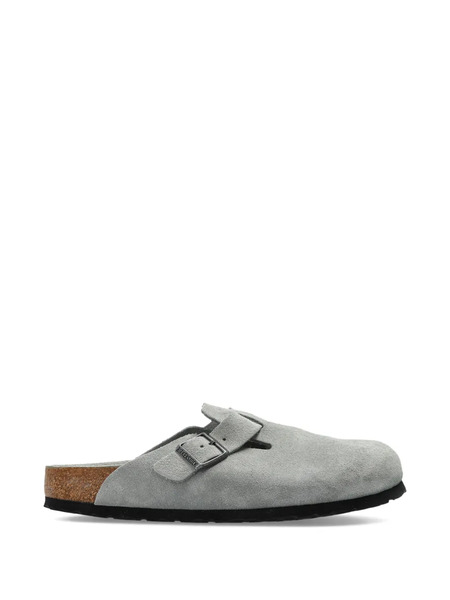  Birkenstock Boston Suede Mules - Grey 