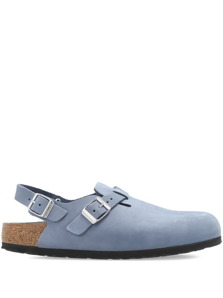  Birkenstock Buckle Strap Mules - Blue 