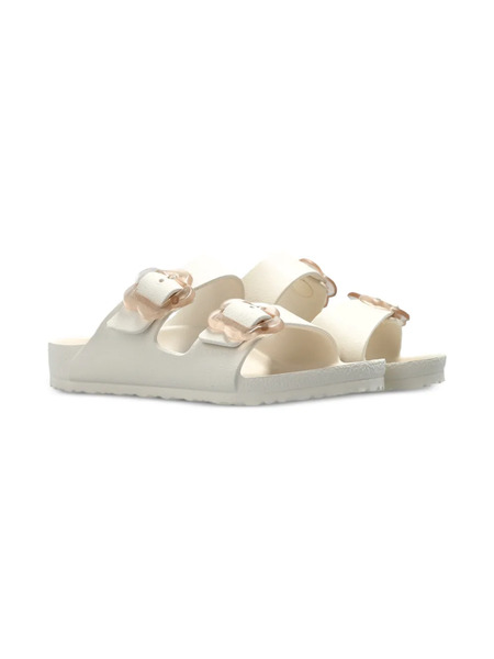  Birkenstock Kids Arizona Buckle Strap Sandals - Neutrals 