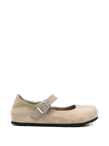  Birkenstock Mantova Buckle Ballet Flats - Neutrals 