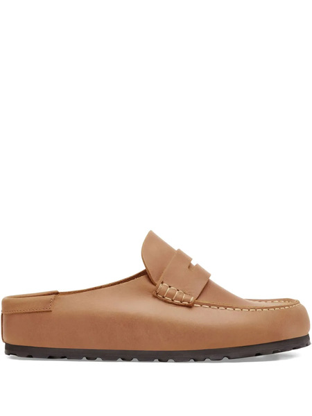  Birkenstock Stitched Naples Mules - Brown 
