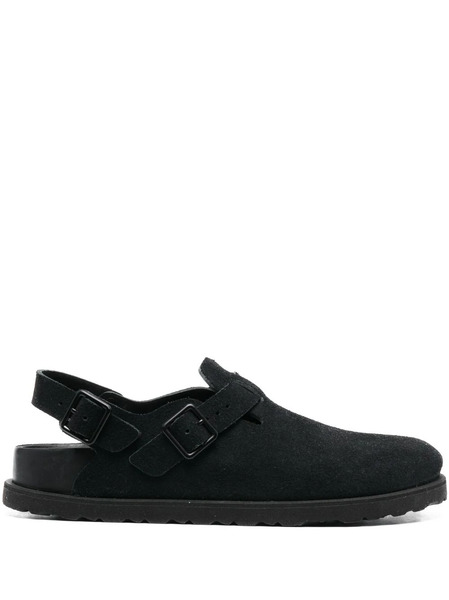  Birkenstock Tokio Suede Clogs - Black 
