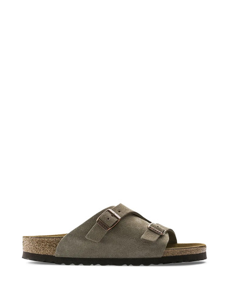  Birkenstock Zürich Buckle Strap Sandals - Grey 