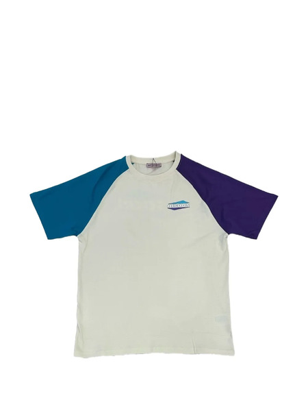  Bisous Skateboards Repsol Panelled T-shirt - Neutrals 
