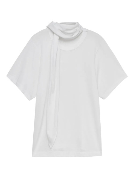  Bite Studios Neck-tie Short-sleeve T-shirt - White 