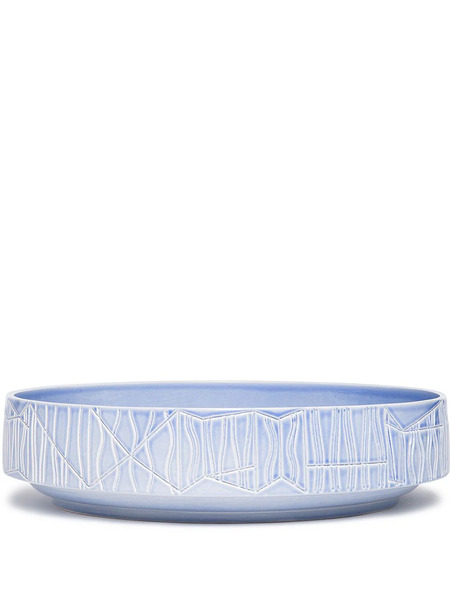  Bitossi Home Bolo F Celeste Craquelé Bowl - Blue 