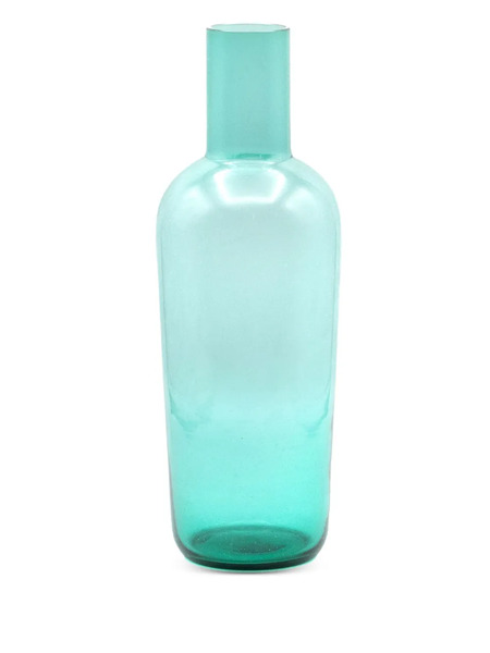  Bitossi Home Cylindrical Glass Decanter (25cm) - Green 