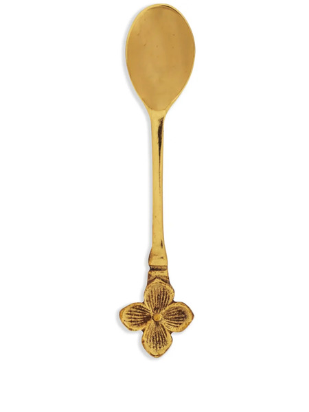  Bitossi Home Floral Coffee Spoons (set Of 4) - Gold 