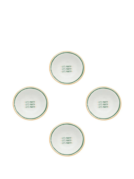  Bitossi Home Let's Party Bowls (set Of Four) - White 