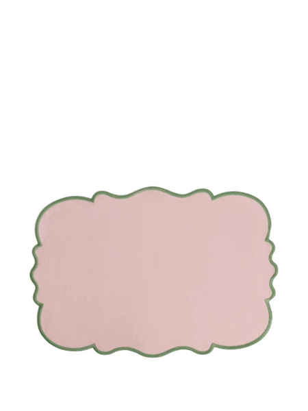  Bitossi Home Scalloped Napkin Set (set Of Two) - Pink 