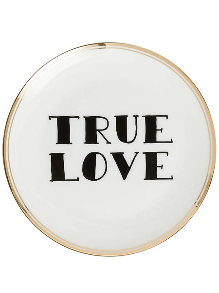  Bitossi Home True Love Plates (set Of Six) - White 