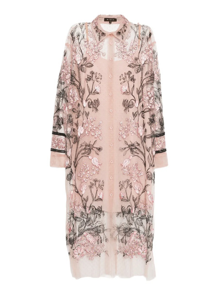  Biyan Floral Embroidered Dress - Pink 
