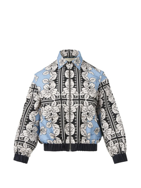  Biyan Floral-print Jacket - White 