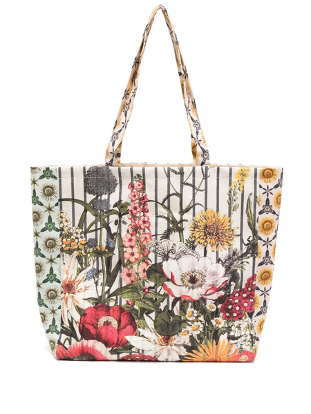  Biyan Flower-print Tote Bag - Neutrals 