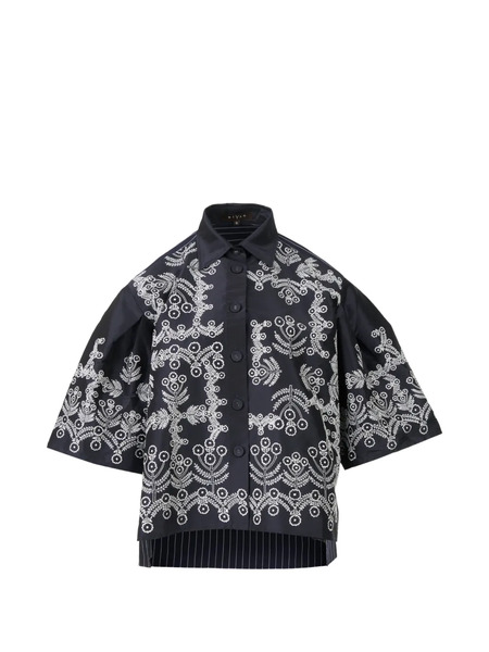  Biyan Striped-pattern Shirt - Blue 