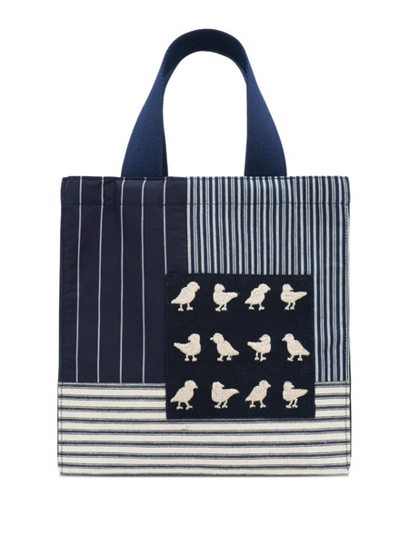  Biyan Striped Tote Bag - Blue 