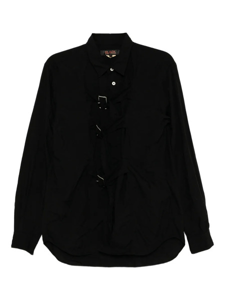  Black Comme Des Garçons Double-buckle Shirt 