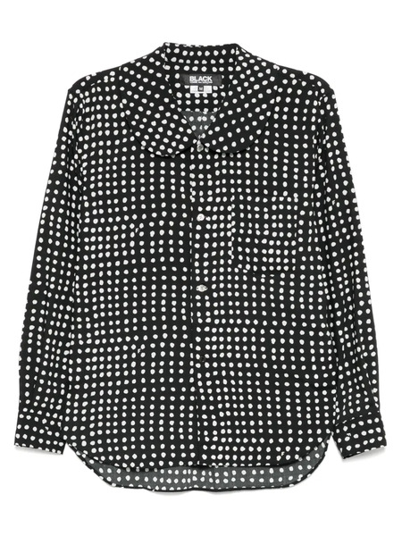  Black Comme Des Garçons Filip Pagowski Striped Shirt 