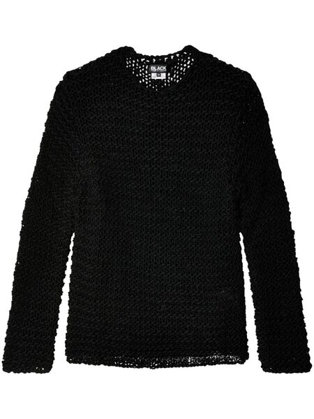  Black Comme Des Garçons Knitted Jumper 