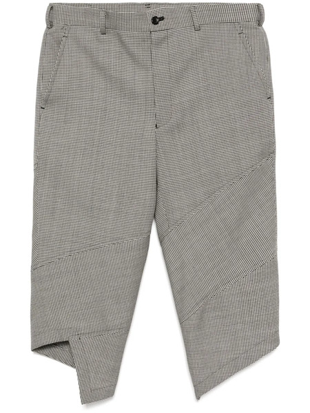  Black Comme Des Garçons 3/4 Length Herringbone Trousers 
