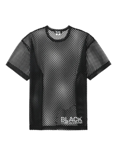  Black Comme Des Garçons Mesh-panel T-shirt 