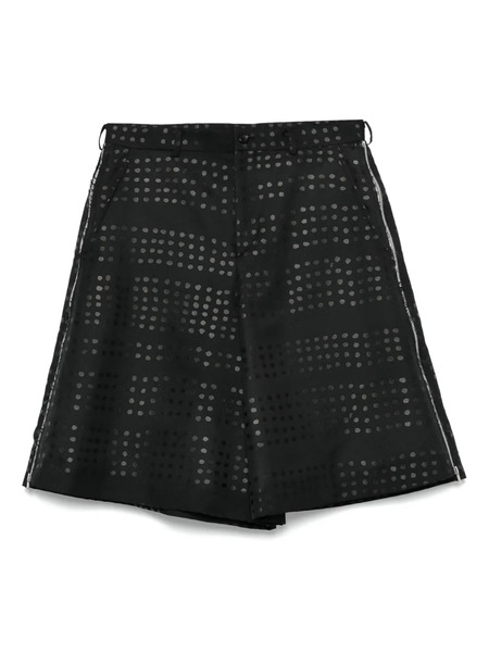  Black Comme Des Garçons Polka-dot Shorts 