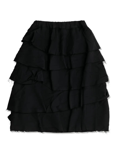  Black Comme Des Garçons Ruffled Tiered Mini Skirt 