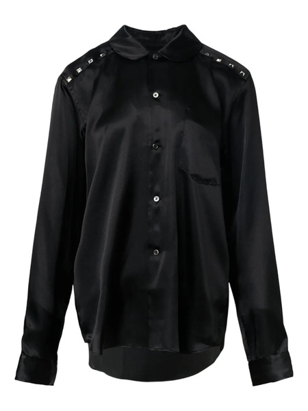  Black Comme Des Garçons Studs Long-sleeve Shirt 