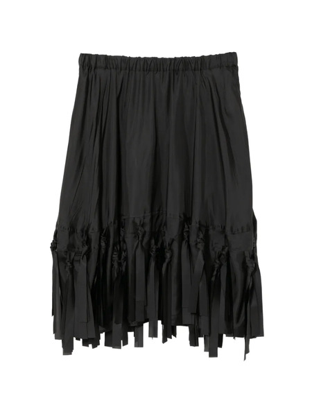  Black Comme Des Garçons Tassel-embellished Midi Skirt 