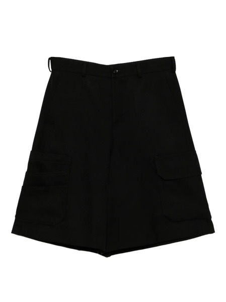  Black Comme Des Garçons Wool Shorts 