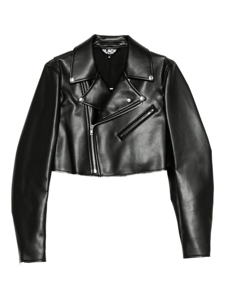  Black Comme Des Garçons Zip-up Biker-jacket 