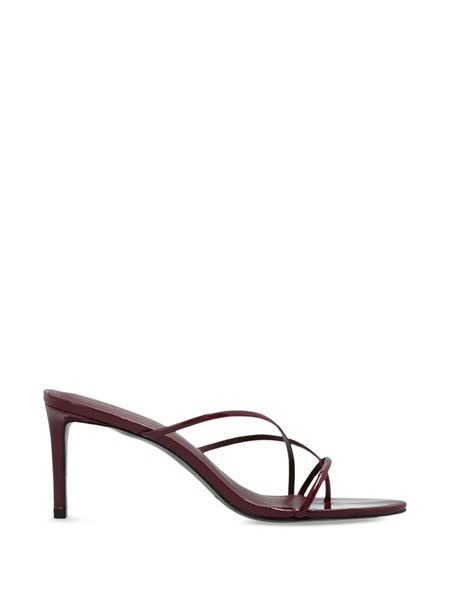  Black Suede Studio Carla Strappy Sandals - Red 