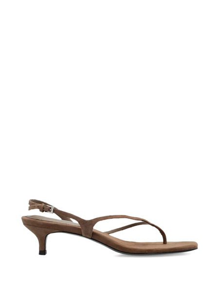  Black Suede Studio Mehak Strap-leather Sandals - Brown 