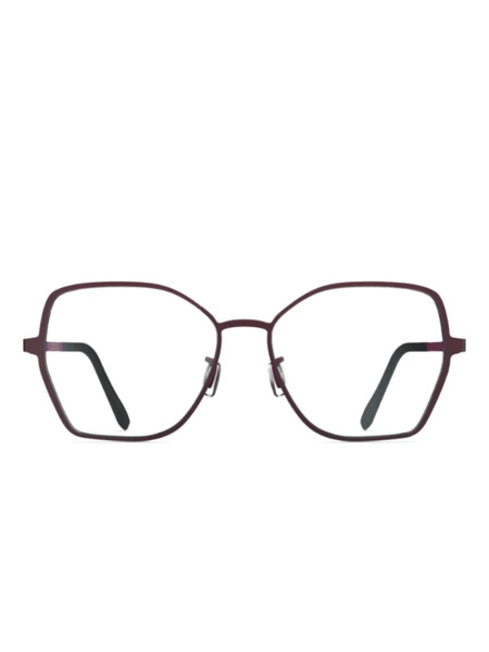  Blackfin Antigua Geometric-frame Glasses - Red 