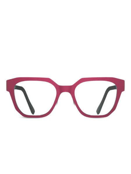  Blackfin Sitka Geometric-frame Glasses - Red 