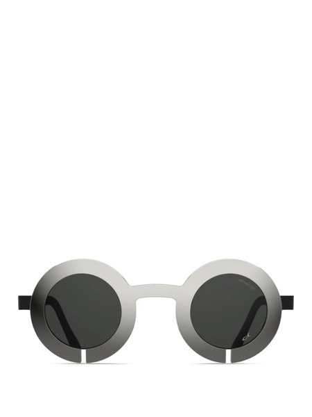  Blackfin Slot-r Round-frame Sunglasses - Silver 