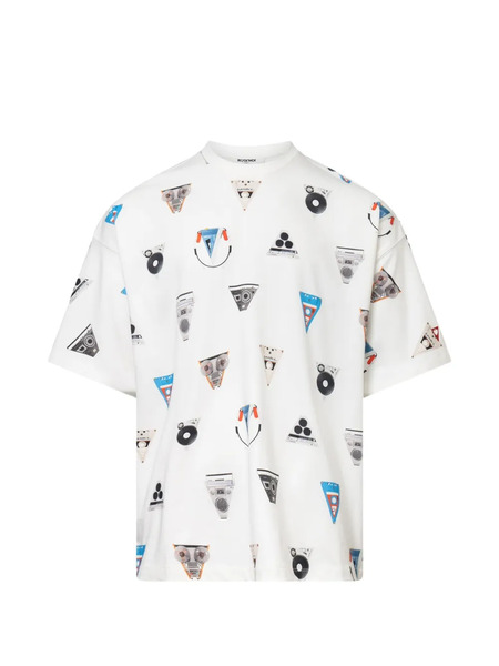  Blackjack Theme Printed T-shirt - White 