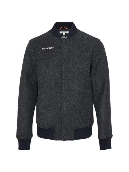  Blackjack Zip-up Bomber Jacket - Grey 