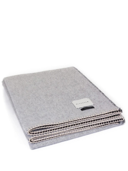  Blacksaw Peyote Alpaca-wool Throw - Grey 