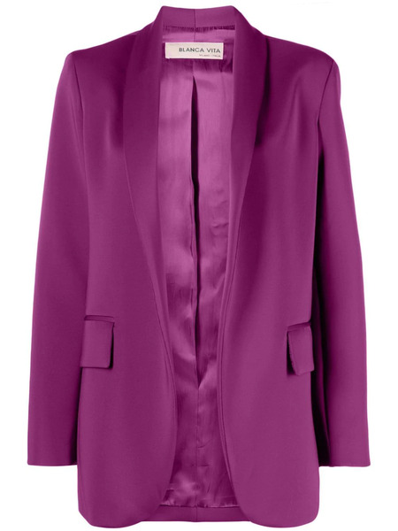  Blanca Vita Open-front Blazer - Pink 