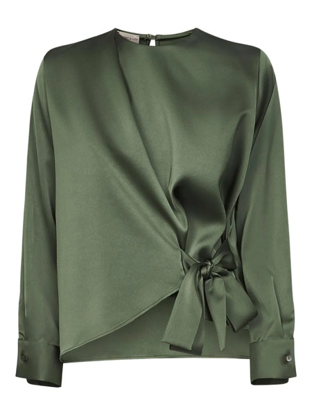  Blanca Vita Wrap-front Top - Green 
