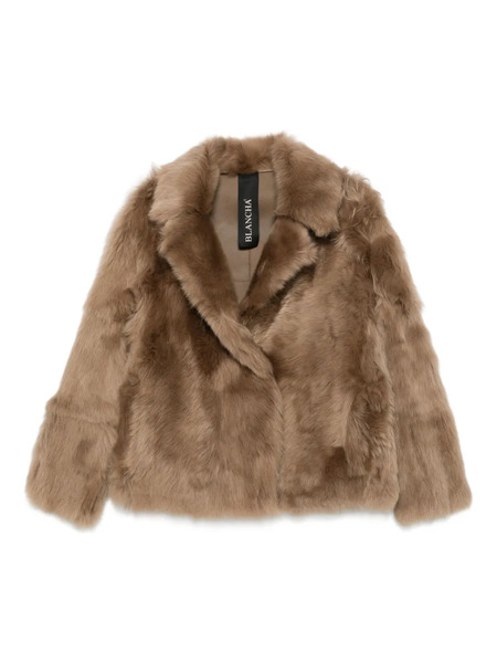  Blancha Shearling Jacket - Brown 
