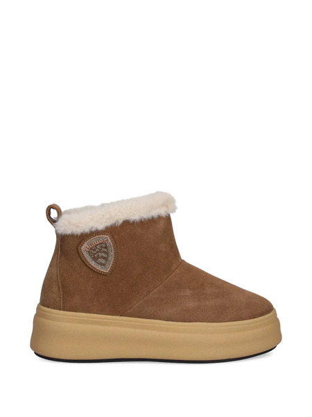  Blauer Emery02 Emblem Trim Boots - Brown 