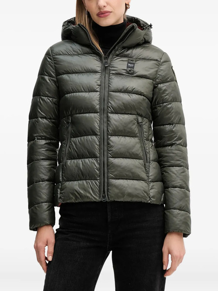  Blauer Hooded-neckline Padded Jacket - Green 